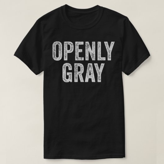 Openly Gray T-shirt (Design voorkant)