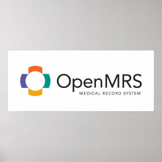 OpenMRS-Poster - Wit Poster
