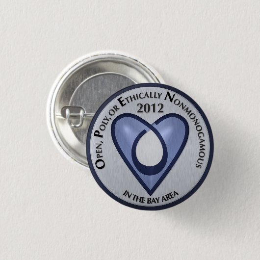 OpenSF-knopslogan Ronde Button 3,2 Cm (Voorkant /achterkant)