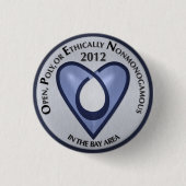 OpenSF-knopslogan Ronde Button 3,2 Cm (Voorkant)