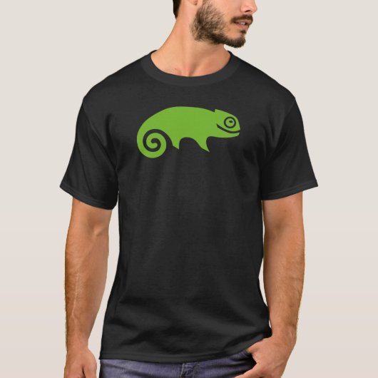 OpenSUSE Linux Distribution Logo T-shirt (Voorkant)