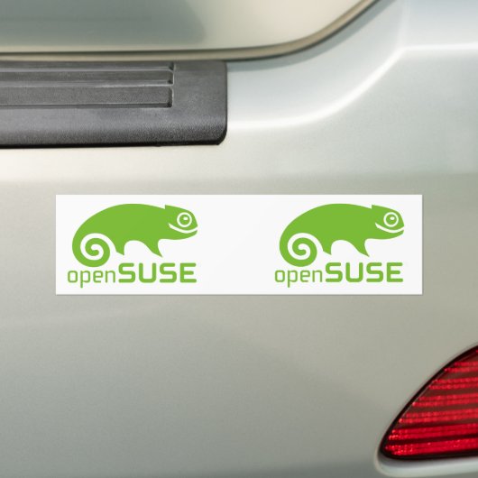 openSuzie Linux-Logo Bumpersticker (Op auto)