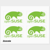openSuzie Linux-Logo Rechthoekige Sticker (Vel)