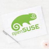 openSuzie Linux-Logo Rechthoekige Sticker (Envelop)