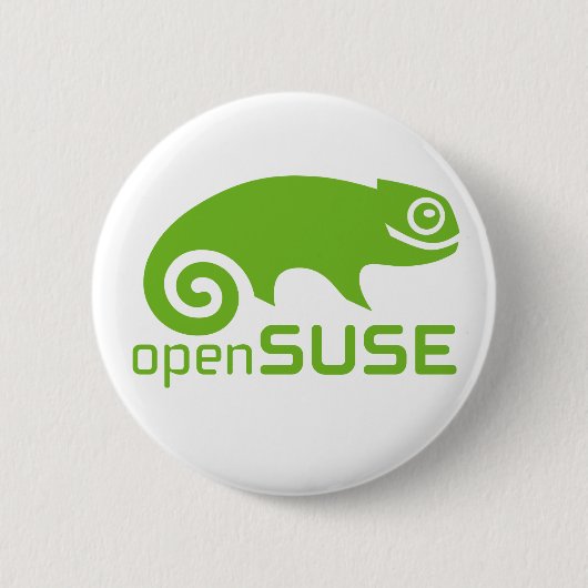 openSuzie Linux-Logo Ronde Button 5,7 Cm (Voorkant)