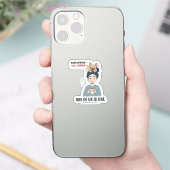 opent guardian. sticker (Telefoon)