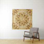 Openwerk gouden, oosterse schets textuur. wandkleed (In Situ (horizontaal))