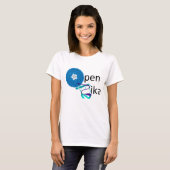 OpenZika T-shirt voor dames (Voorkant volledig)