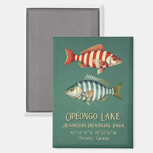 Opeongo Lake Algonquin Provincial Park Ontario  Magneet (Voorkant / Achterkant)