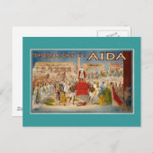 Opera Aida Artwork Briefkaart (Voorkant / Achterkant)