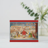  Opera Aida Artwork Briefkaart (Staand voorkant)