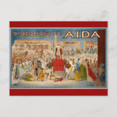  Opera Aida Artwork Briefkaart (Voorkant)