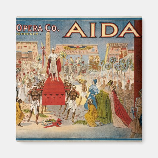 Opera Aida Artwork Magneet (Voorkant)