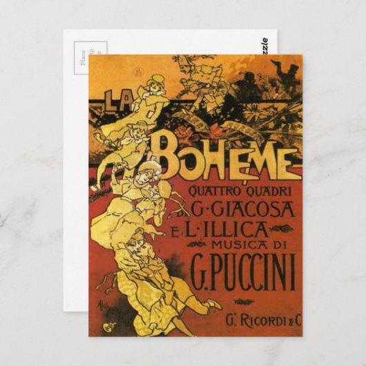 opera art briefkaart (Voorkant / Achterkant)