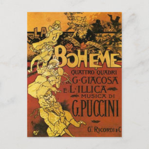 opera art briefkaart