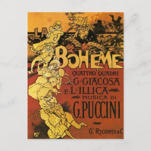 opera art briefkaart (Voorkant)