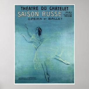 OPERA & BALLET - RUSSISCHE SEASON - PARIS 1909 POSTER