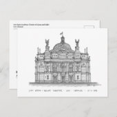 Opera + Ballet Theater, Lviv, Oekraïne Briefkaart (Voorkant / Achterkant)