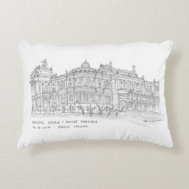 Opera + Ballet Theater, Odessa, Oekraïne Accent Kussen