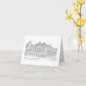 Opera + Ballet Theater, Odessa, Oekraïne Kaart (Gele Bloem)