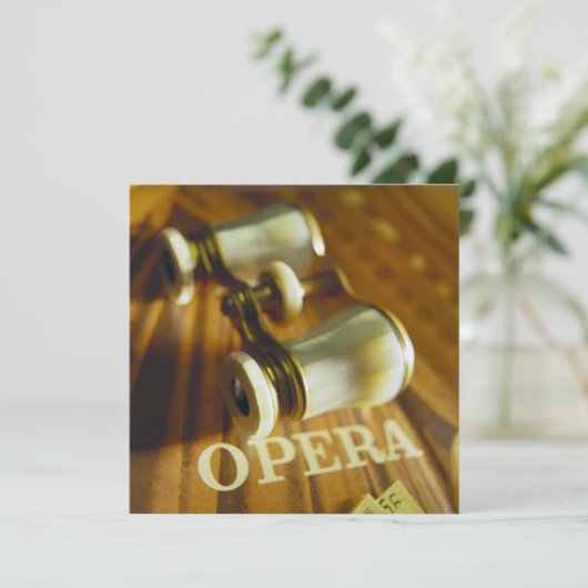 Opera Binoculars Kaart (Staand voorkant)