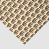 Opéra Cake Franse gebak Patisserie Dessert eten Tissuepapier (Detail)