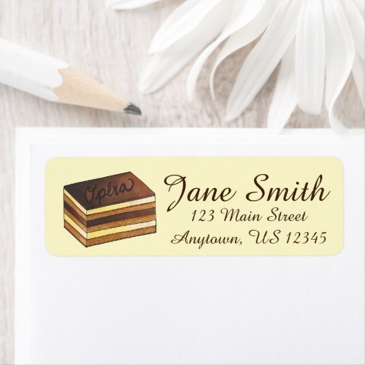 Opera Cake gebak Franse Patisserie bakkerij Chef Etiket (Insitu)