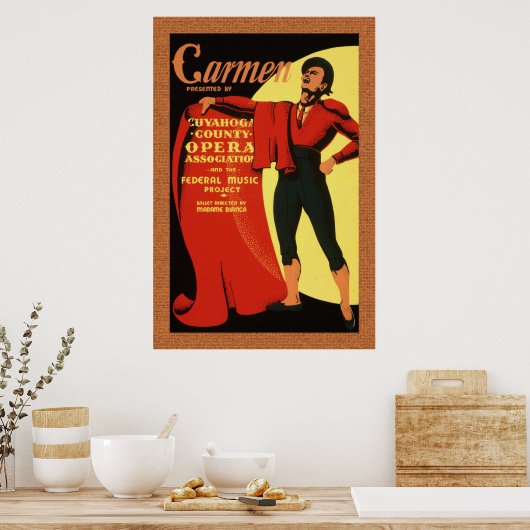 Opera: Carmen 36 x 24 Poster (Keuken)