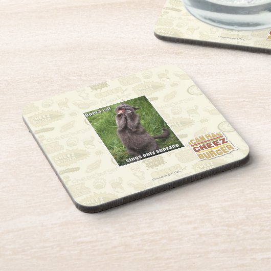 Opera Cat Drankjes Onderzetter (Linkerzijde)