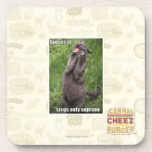 Opera Cat Drankjes Onderzetter (Voorkant)