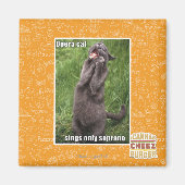 Opera Cat Magneet (Voorkant)