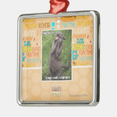 Opera Cat Metalen Ornament (Links)