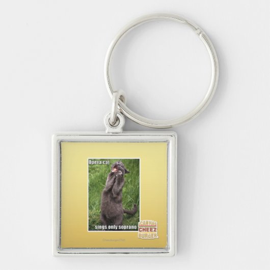 Opera Cat Sleutelhanger (Voorkant)