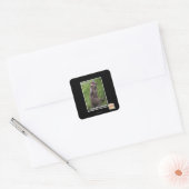 Opera Cat Vierkante Sticker (Envelop)