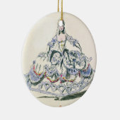 Opera Costume, van het Collectie van Menus Plaisir Keramisch Ornament (Rechts)