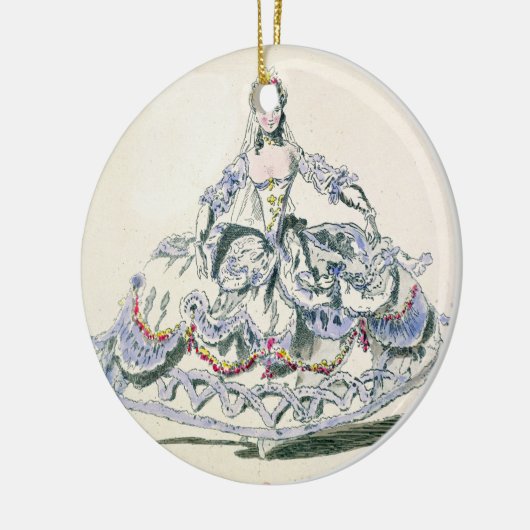 Opera Costume, van het Collectie van Menus Plaisir Keramisch Ornament (Links)