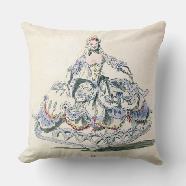 Opera Costume, van het Collectie van Menus Plaisir Kussen (Voorkant)