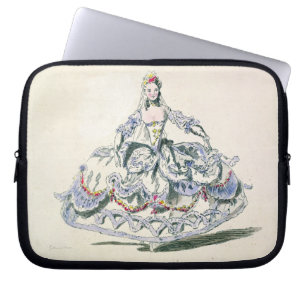 Opera Costume, van het Collectie van Menus Plaisir Laptop Sleeve