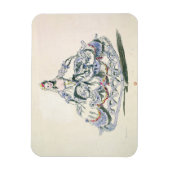 Opera Costume, van het Collectie van Menus Plaisir Magneet (Verticaal)