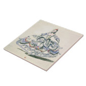 Opera Costume, van het Collectie van Menus Plaisir Tegeltje (Zijkant)