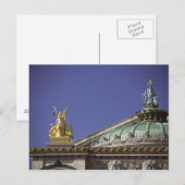 Opera de Paris Garnier in Parijs, Frankrijk Briefkaart (Voorkant / Achterkant)