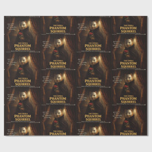 Opera Fantoma Eekhoorn Parodie Cadeaupapier
