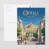 Opéra Frankrijk Briefkaart (Voorkant / Achterkant)