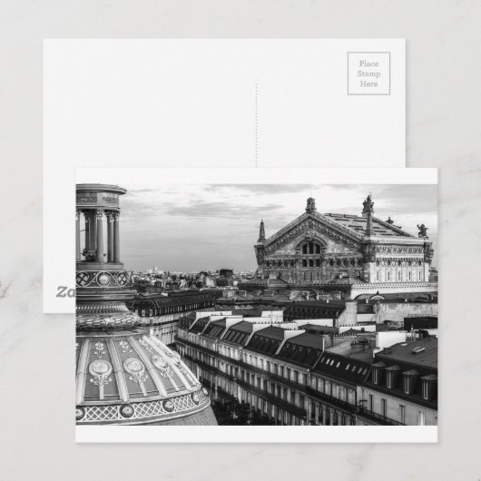 Opéra Garnier, Parijs, Frankrijk Briefkaart (Voorkant / Achterkant)