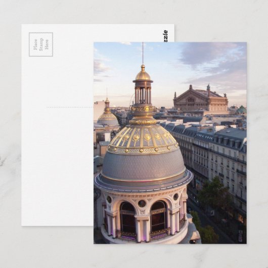 opéra Garnier, Parijs, Frankrijk Briefkaart (Voorkant / Achterkant)