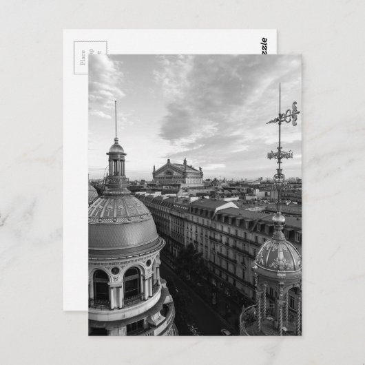 opéra Garnier, Parijs, Frankrijk Briefkaart (Voorkant / Achterkant)