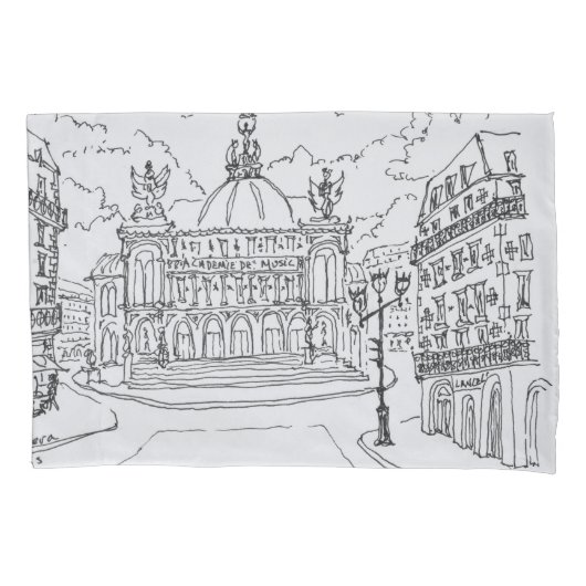 Opéra Garnier | Parijs, Frankrijk Kussensloop (Voorkant-Links)