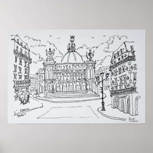 Opéra Garnier | Parijs, Frankrijk Poster (Voorkant)