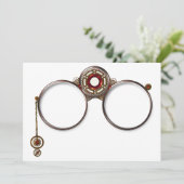 Opera glazen uitnodigingen (Staand voorkant)