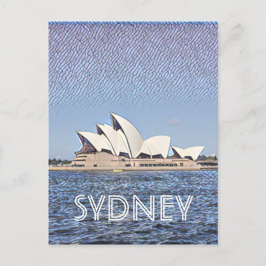opera glimmer sydney briefkaart (Voorkant)